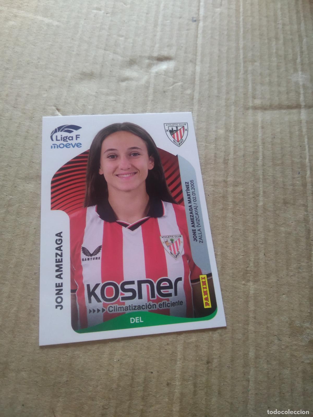 Cromos de f&uacute;tbol: 37 JONE AMEZAGA ATHLETIC CLUB BILBAO CROMO FUTBOL PANINI LIGA FEMENINA 2025-2026 LIGA F 25-26
