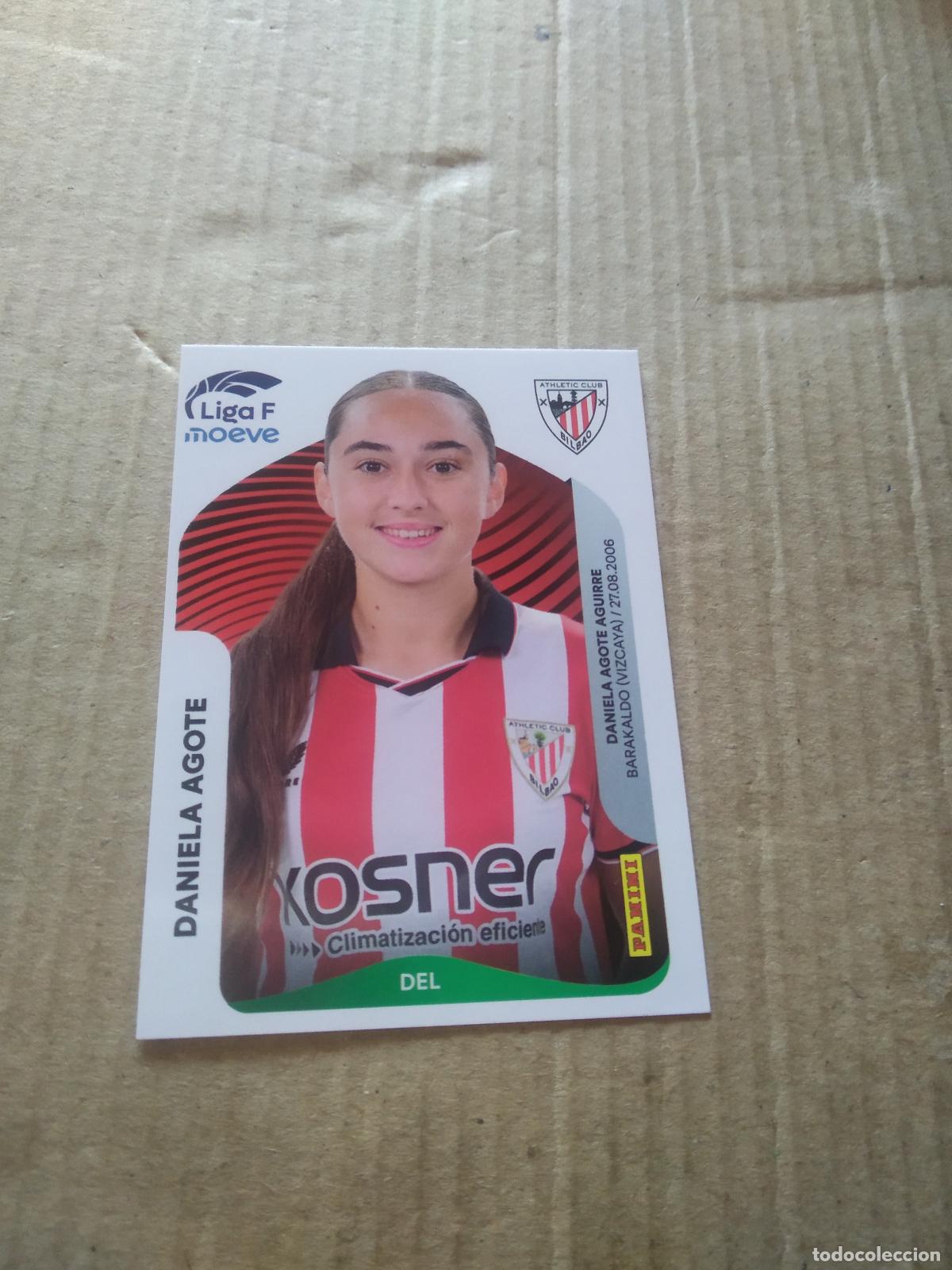 Cromos de f&uacute;tbol: 39A DANIELA AGOTE ATHLETIC CLUB BILBAO CROMO FUTBOL PANINI LIGA FEMENINA 2025-2026 LIGA F 25-26