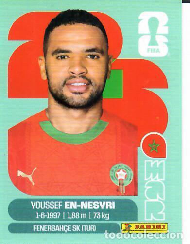 Cromos de f&uacute;tbol: CROMO PANINI MUNDIAL WORLD CUP 2026 - MAR 16 - EN-NESYRI - MARRUECOS