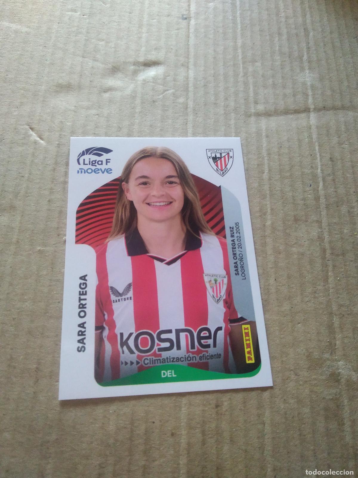 Cromos de f&uacute;tbol: 40 SARA ORTEGA ATHLETIC CLUB BILBAO CROMO FUTBOL PANINI LIGA FEMENINA 2025-2026 LIGA F 25-26