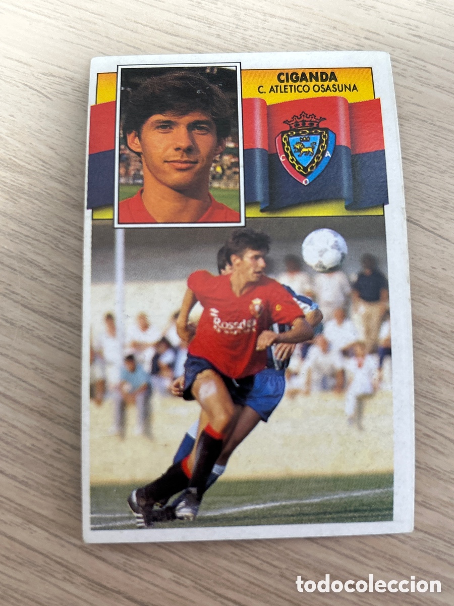Cromos de Futebol: CIGANDA OSASUNA LIGA ESTE 1990 1991 90 91 NUNCA PEGADO SIN PEGAR