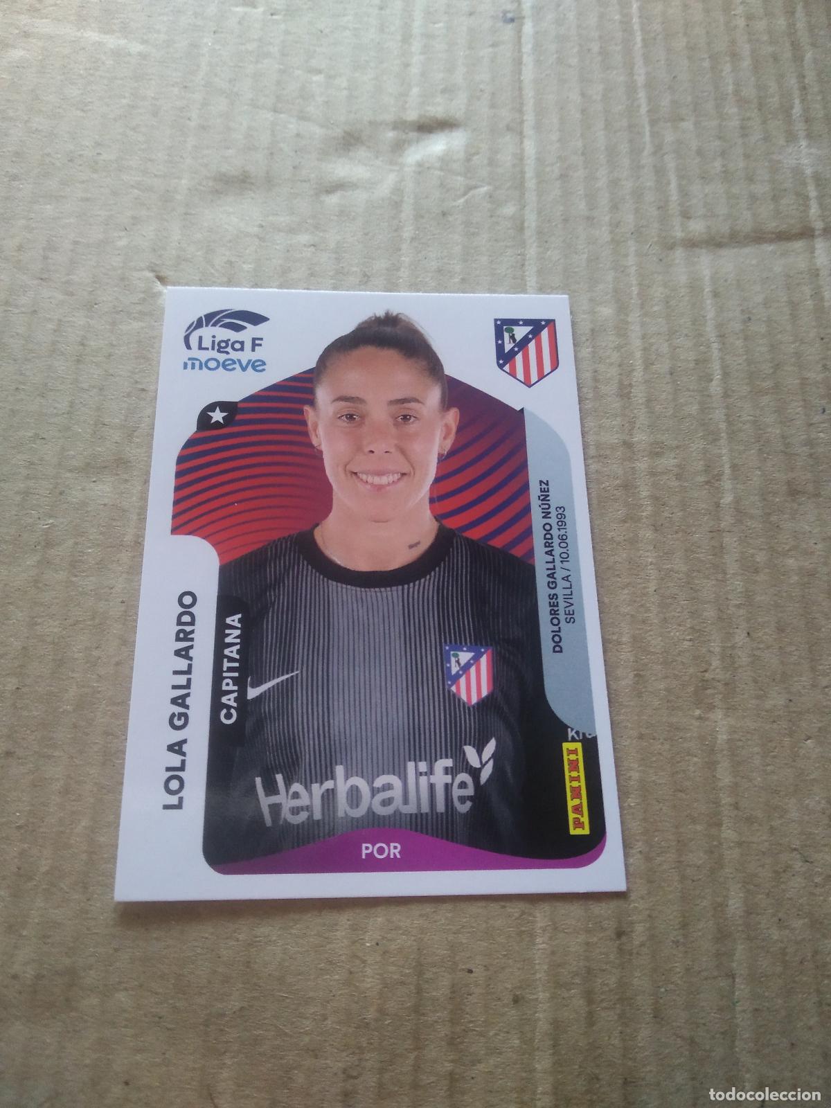 Cromos de f&uacute;tbol: 44 LOLA GALLARDO ATLETICO DE MADRID CROMO FUTBOL PANINI LIGA FEMENINA 2025-2026 LIGA F 25-26