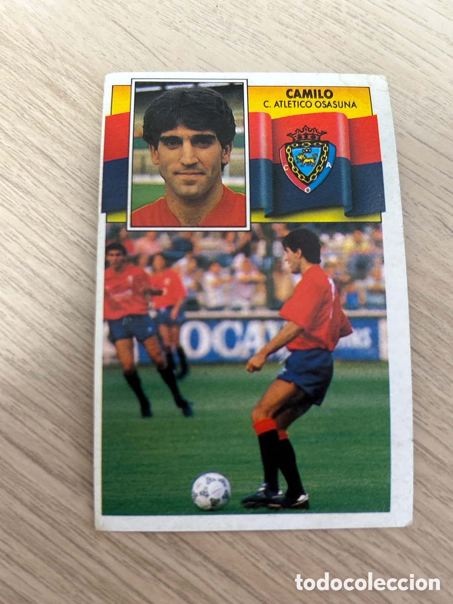 Cromos de Futebol: CAMILO OSASUNA LIGA ESTE 1990 1991 90 91 NUNCA PEGADO SIN PEGAR