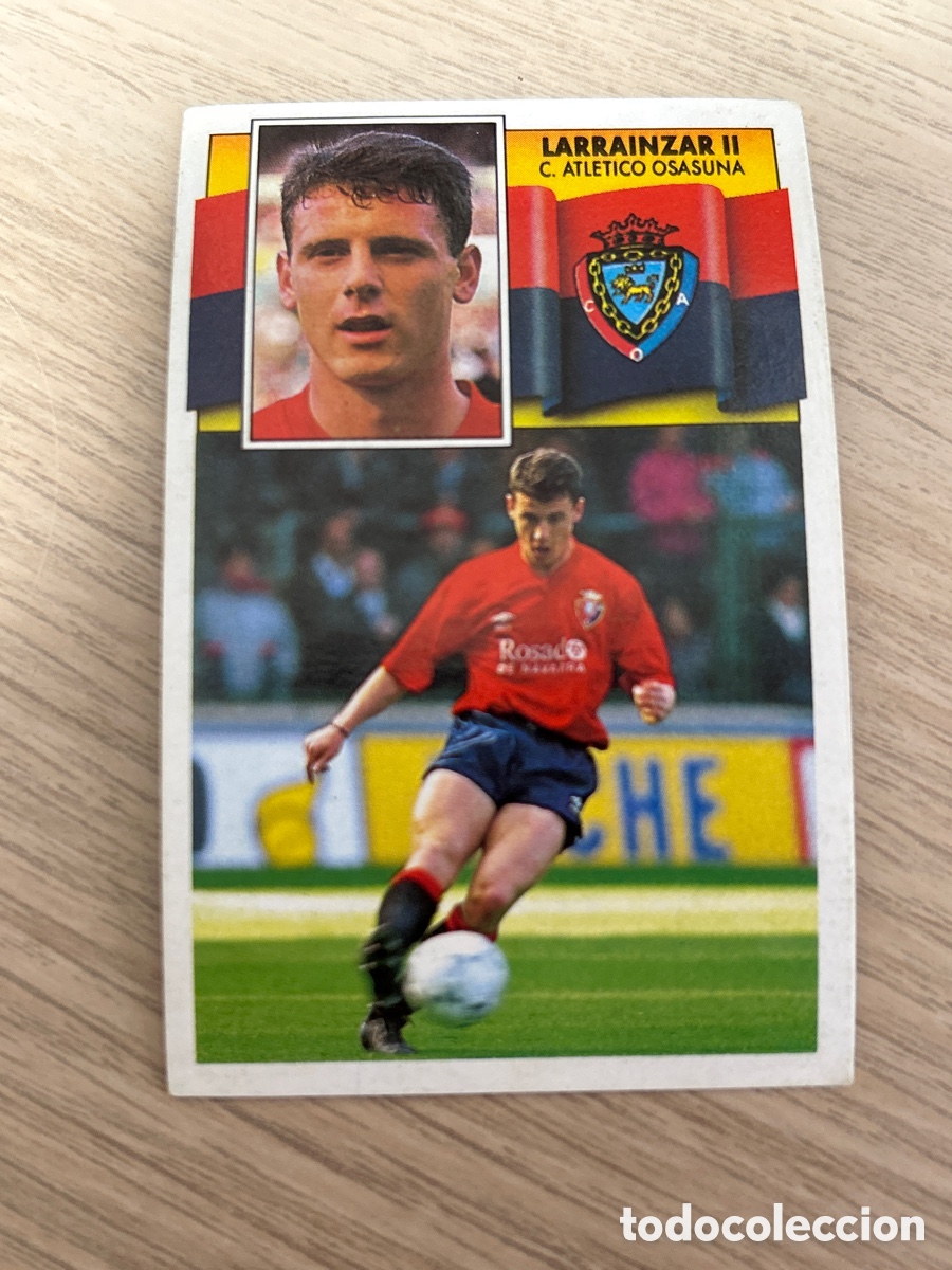 Cromos de Futebol: LARRAINZAR II OSASUNA LIGA ESTE 1990 1991 90 91 NUNCA PEGADO SIN PEGAR