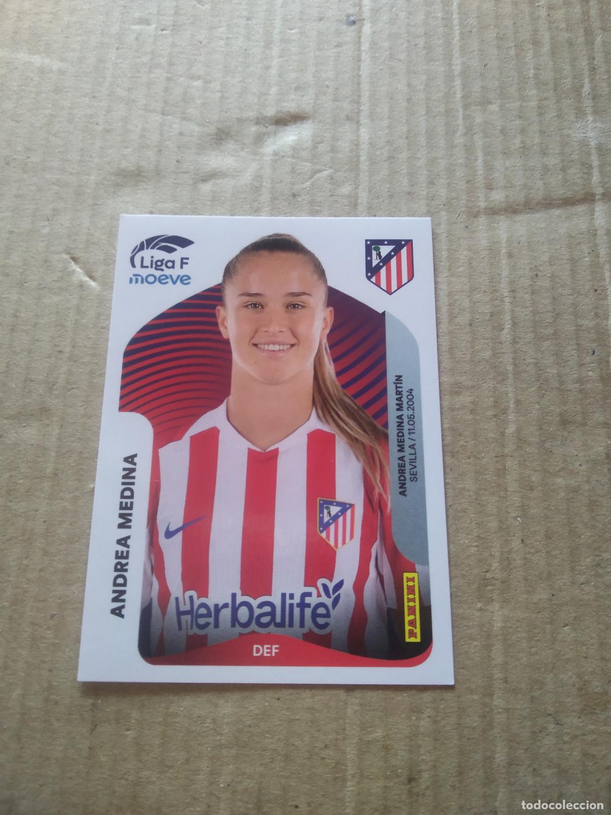 Cromos de f&uacute;tbol: 50A ANDREA MEDINA ATLETICO DE MADRID CROMO FUTBOL PANINI LIGA FEMENINA 2025-2026 LIGA F 25-26