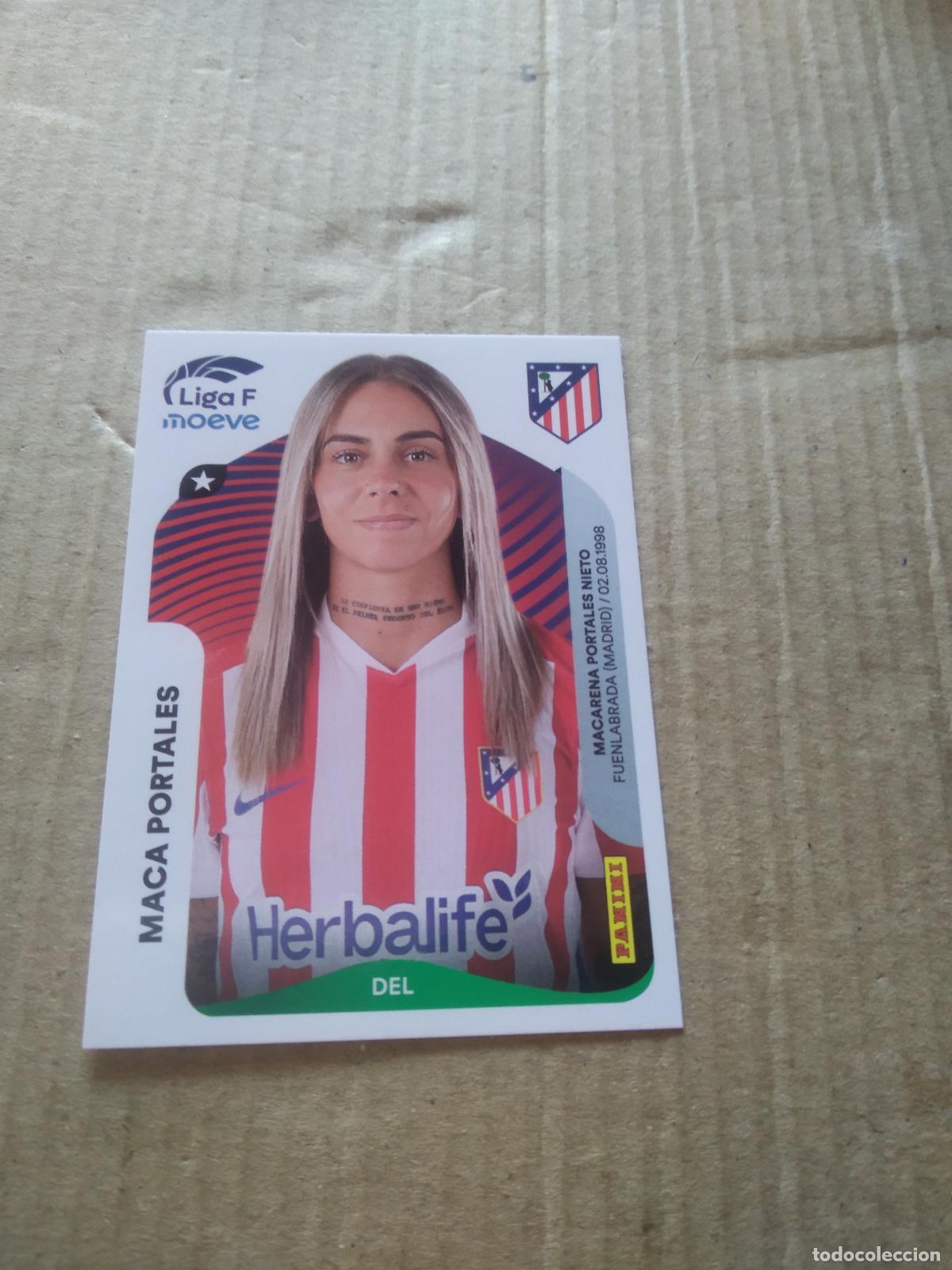 Cromos de f&uacute;tbol: 56 MACA PORTALES ATLETICO DE MADRID CROMO FUTBOL PANINI LIGA FEMENINA 2025-2026 LIGA F 25-26