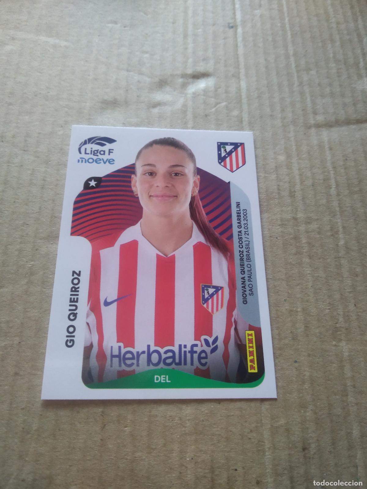 Cromos de f&uacute;tbol: 58 GIO QUEIROZ ATLETICO DE MADRID CROMO FUTBOL PANINI LIGA FEMENINA 2025-2026 LIGA F 25-26