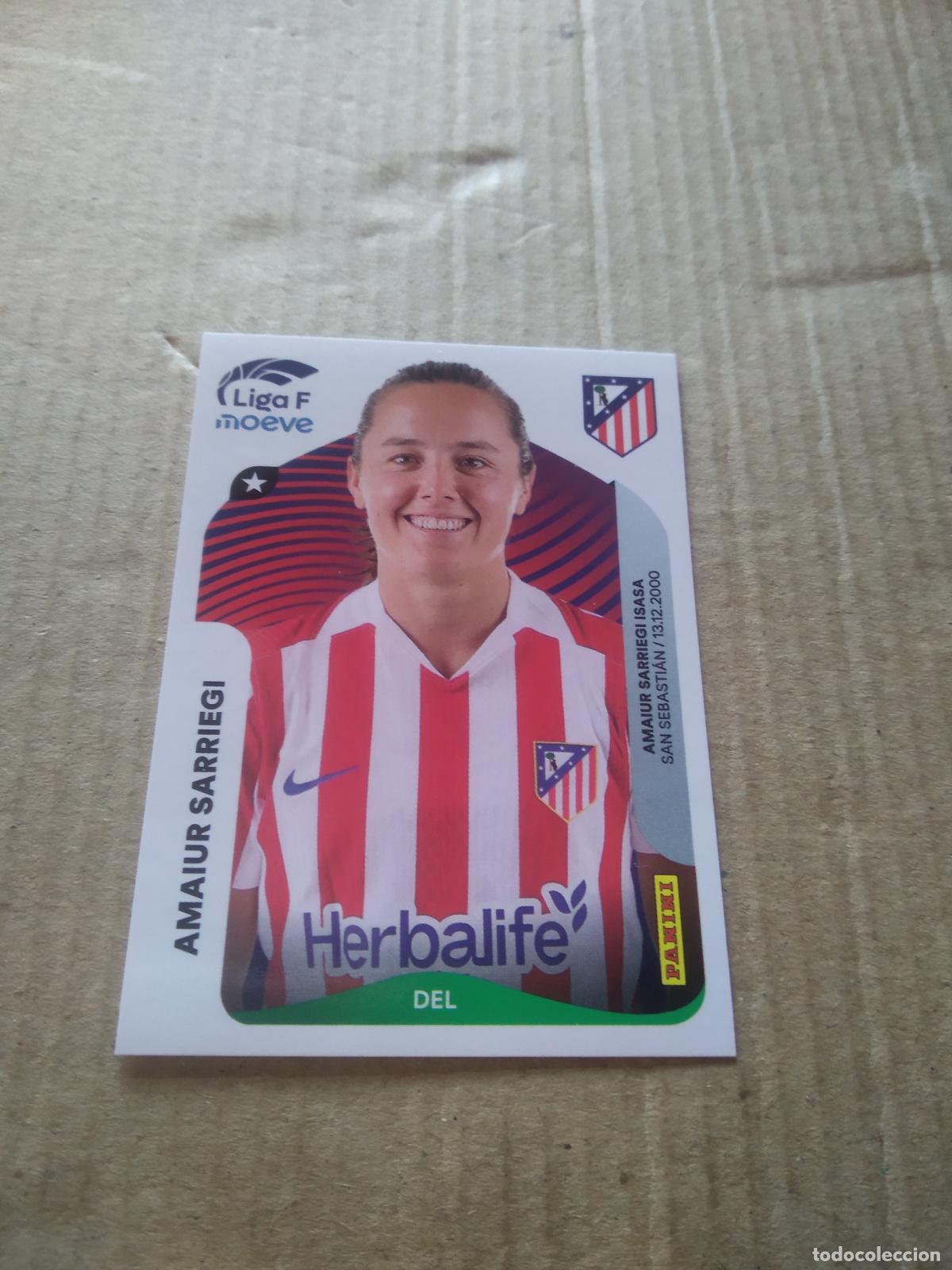 Cromos de f&uacute;tbol: 61 AMAIUR SARRIEGI ATLETICO DE MADRID CROMO FUTBOL PANINI LIGA FEMENINA 2025-2026 LIGA F 25-26