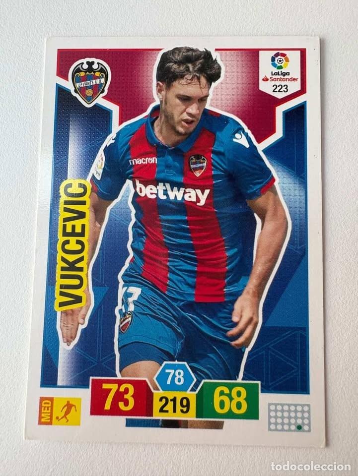 Cromos de f&uacute;tbol: Carta Vukcevic Levante 223 Adrenalyn 2018-19