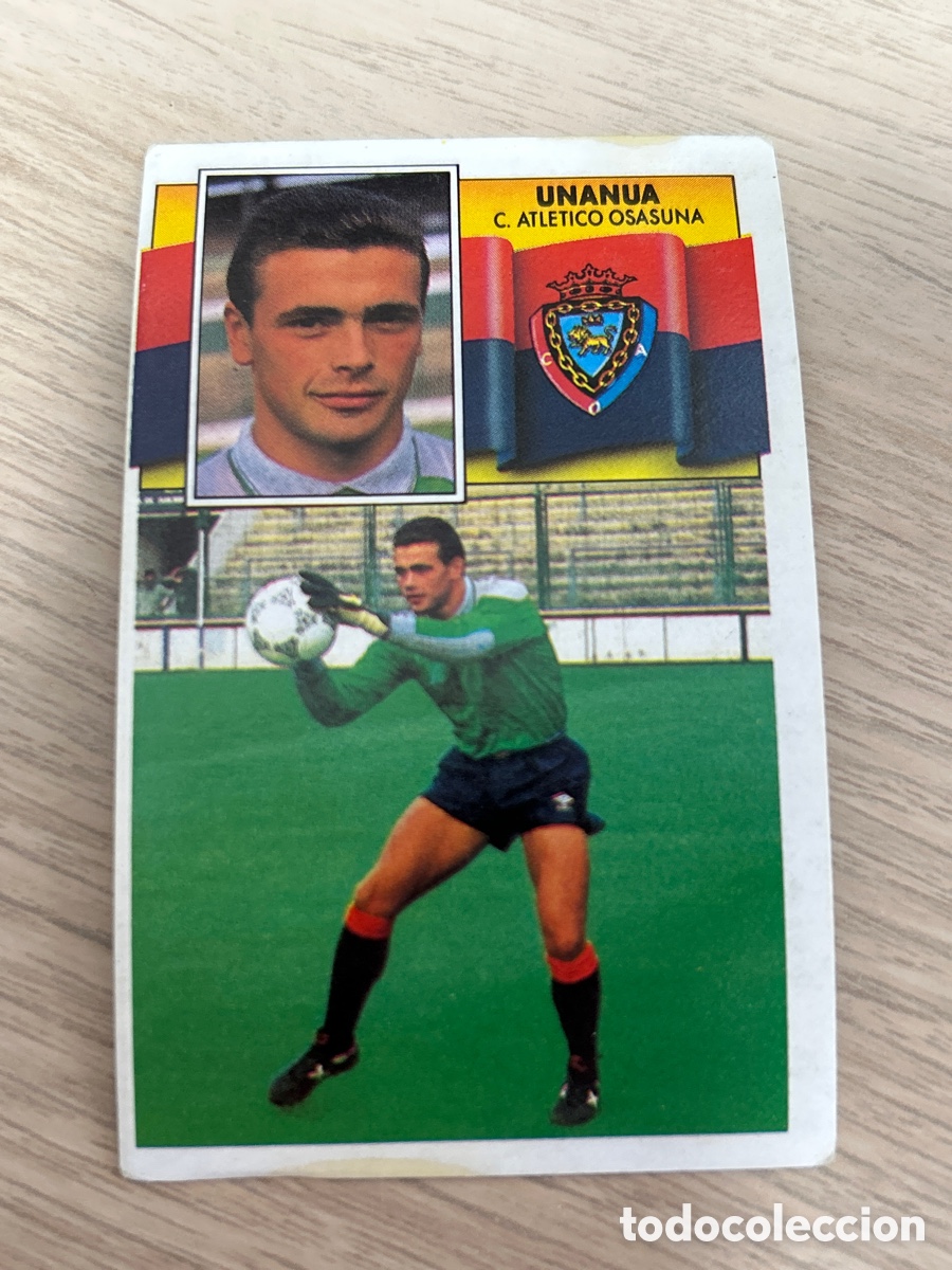 Cromos de Futebol: UNANUA OSASUNA LIGA ESTE 1990 1991 90 91 NUNCA PEGADO SIN PEGAR