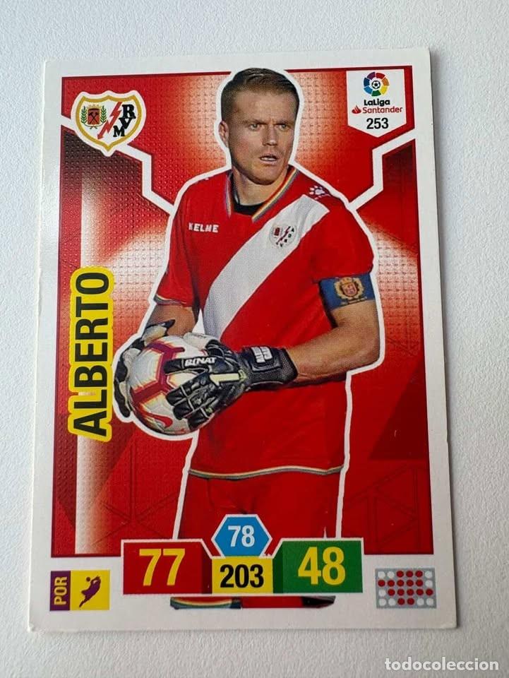 Cromos de f&uacute;tbol: Carta Alberto Rayo Vallecano Levante 253 Adrenalyn 2018-19