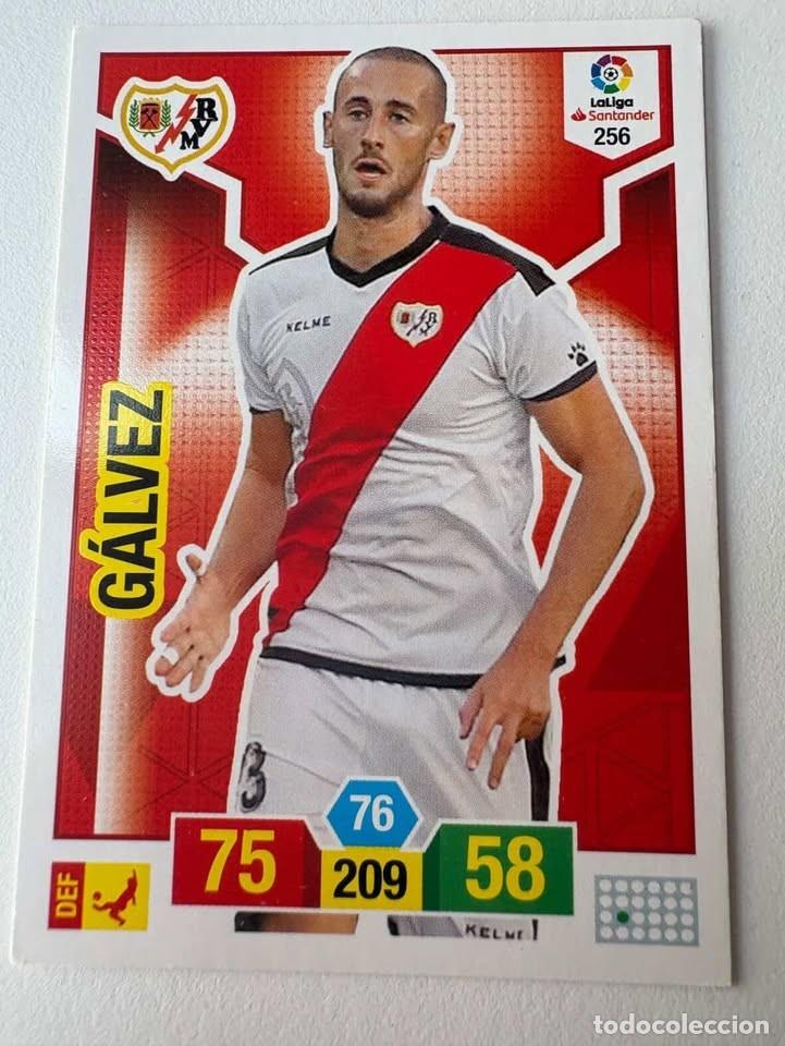 Cromos de f&uacute;tbol: Carta G&aacute;lvez Rayo Vallecano Levante 256 Adrenalyn 2018-19
