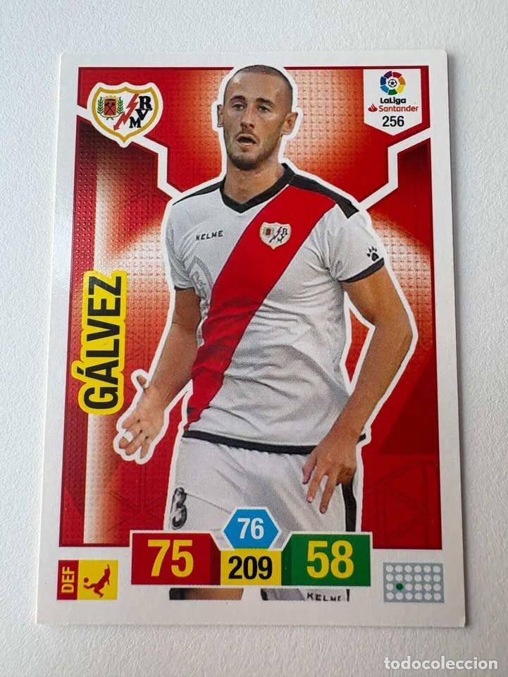 Cromos de f&uacute;tbol: Carta G&aacute;lvez Rayo Vallecano Levante 256 Adrenalyn 2018-19