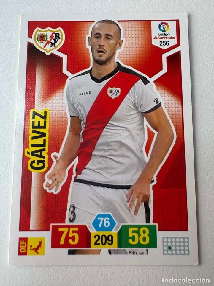 Cromos de f&uacute;tbol: Carta G&aacute;lvez Rayo Vallecano Levante 256 Adrenalyn 2018-19