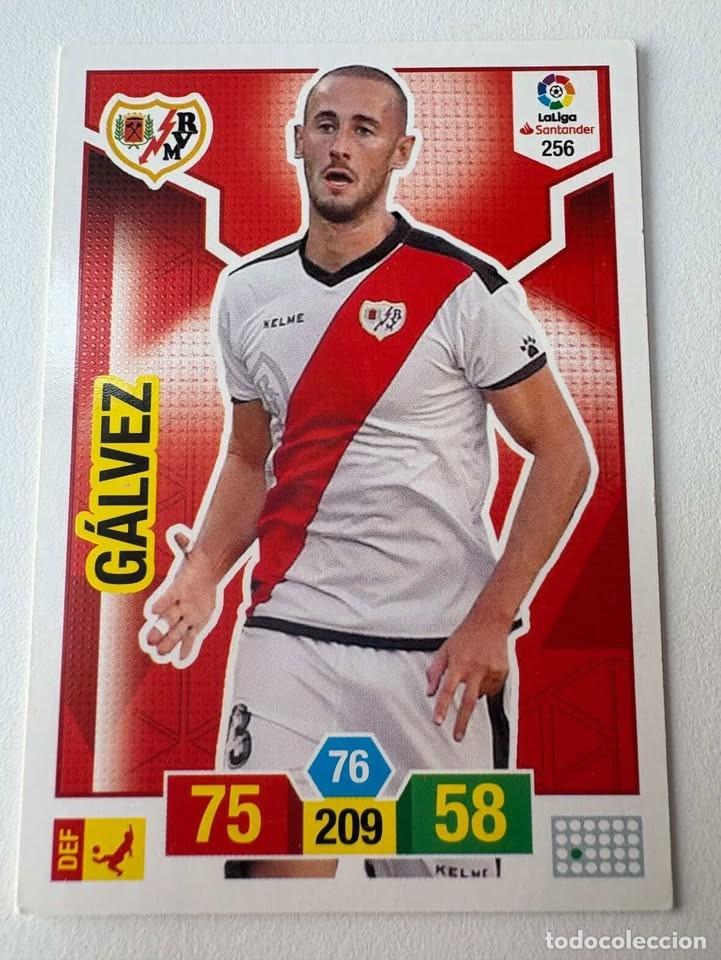 Cromos de f&uacute;tbol: Carta G&aacute;lvez Rayo Vallecano Levante 256 Adrenalyn 2018-19