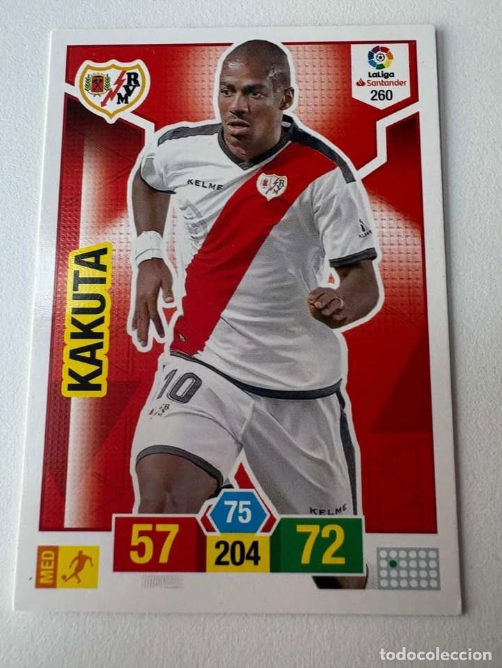 Cromos de f&uacute;tbol: Carta Kakuta Rayo Vallecano Levante 260 Adrenalyn 2018-19