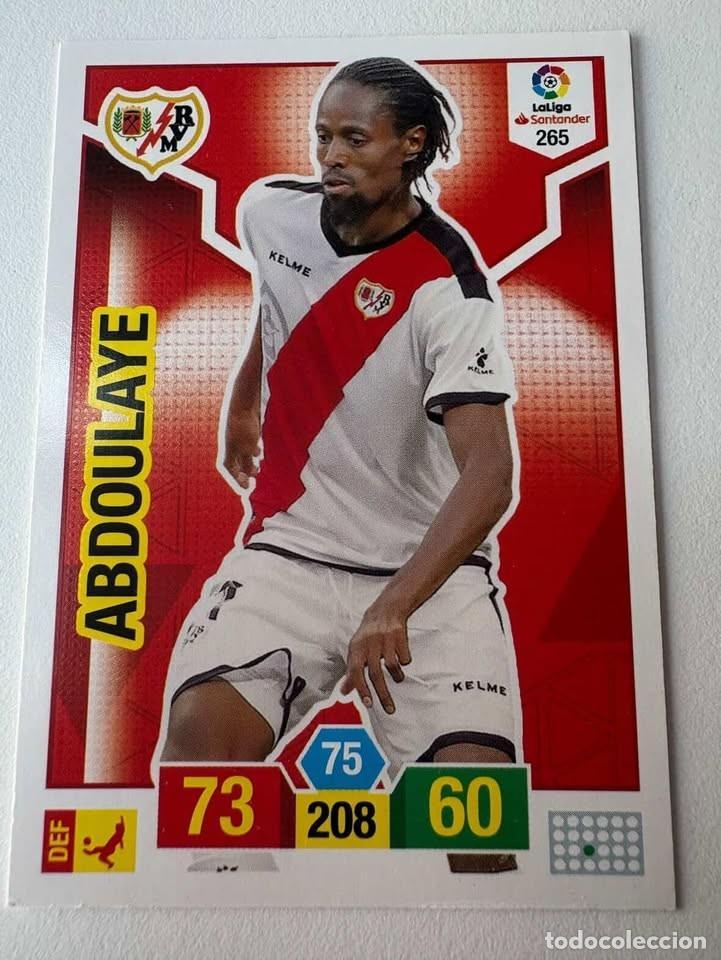 Cromos de f&uacute;tbol: Carta Abdoulaye Nuevo Fichaje Rayo Vallecano Levante 265 Adrenalyn 2018-19