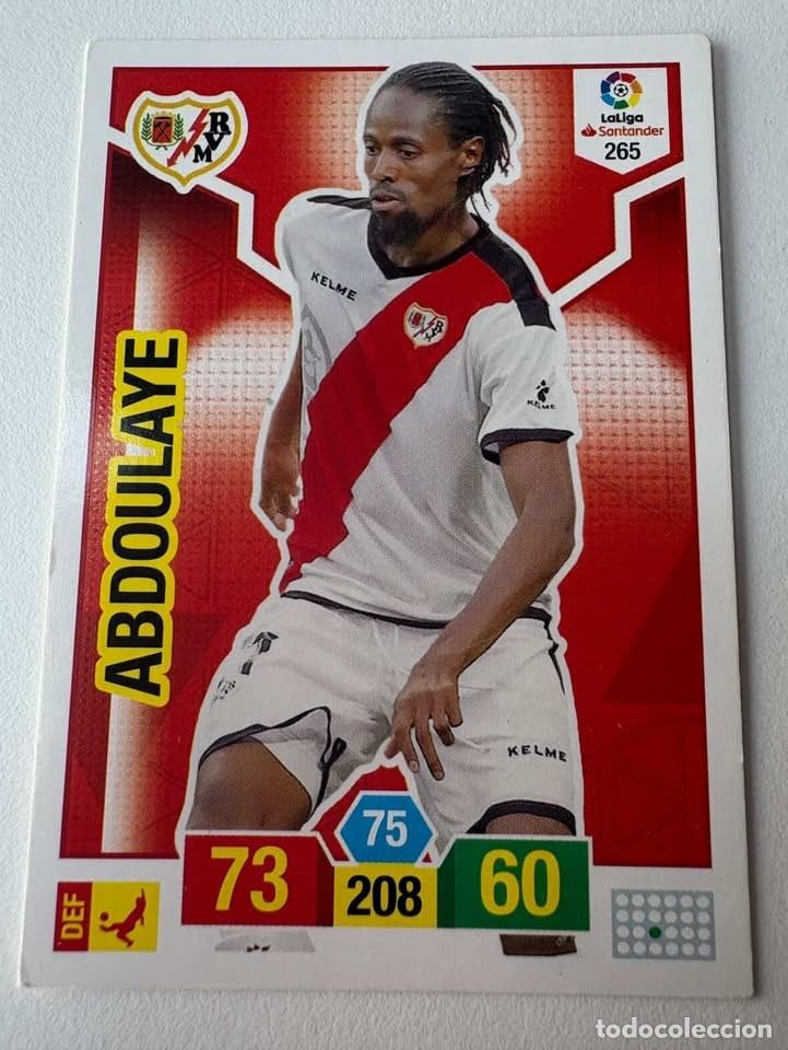 Cromos de f&uacute;tbol: Carta Abdoulaye Nuevo Fichaje Rayo Vallecano Levante 265 Adrenalyn 2018-19