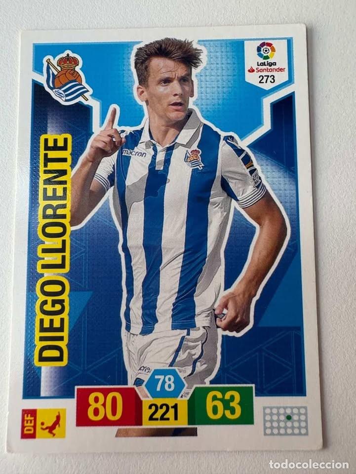 Cromos de f&uacute;tbol: Carta Diego Llorente Real Sociedad 273 Adrenalyn 2018-19