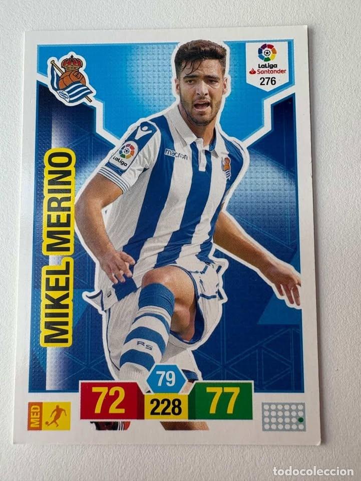 Cromos de f&uacute;tbol: Carta Mikel Merino Real Sociedad 276 Adrenalyn 2018-19