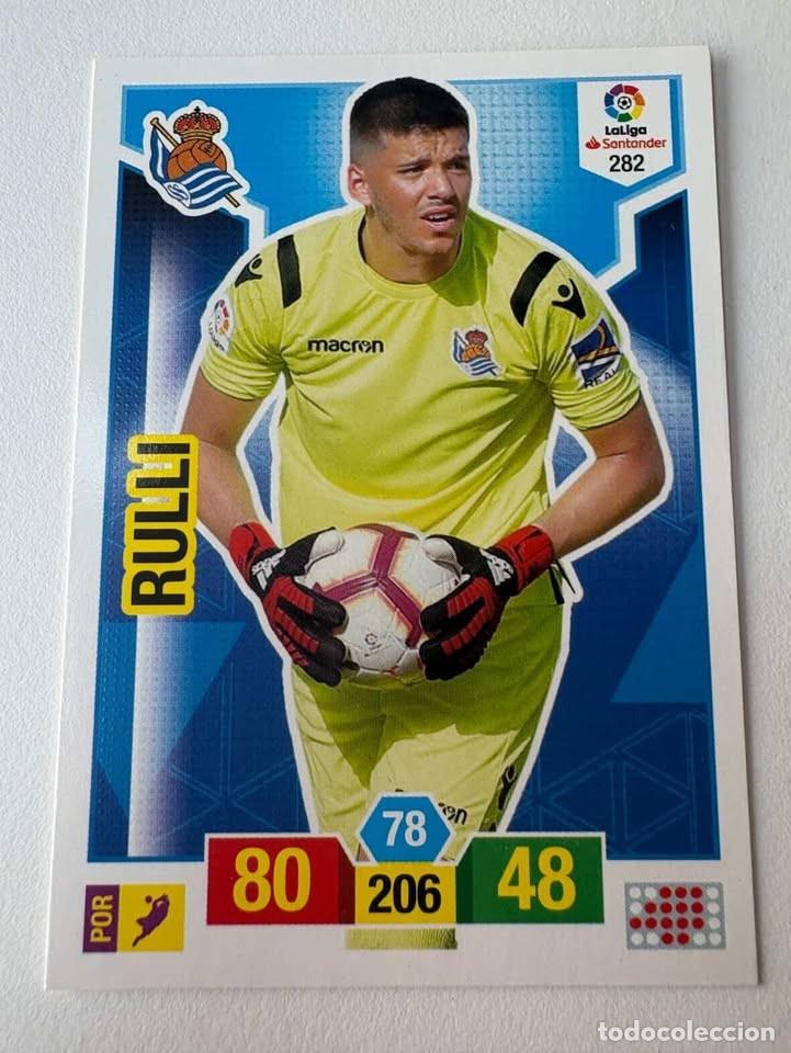 Cromos de f&uacute;tbol: Carta Rulli Real Sociedad 282 Adrenalyn 2018-19