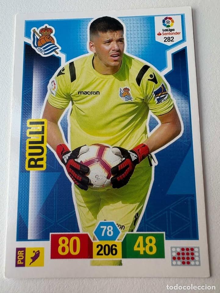 Cromos de f&uacute;tbol: Carta Rulli Real Sociedad 282 Adrenalyn 2018-19