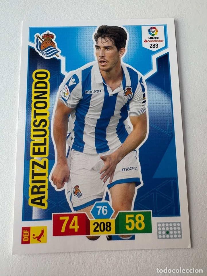 Cromos de f&uacute;tbol: Carta Aritz Elustondo Real Sociedad 283 Adrenalyn 2018-19
