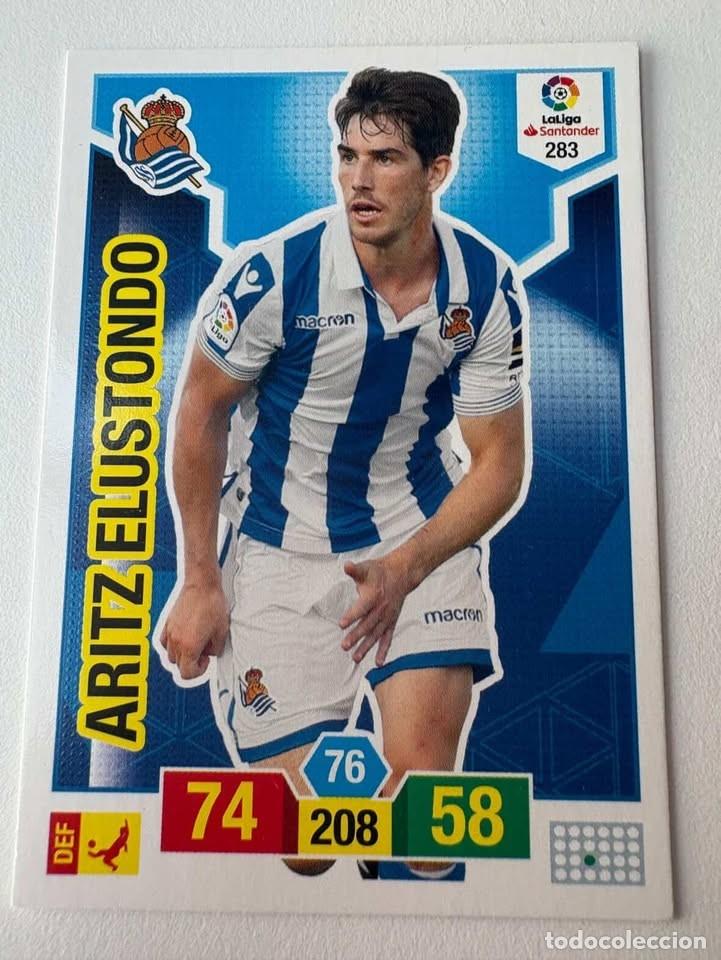 Cromos de f&uacute;tbol: Carta Aritz Elustondo Real Sociedad 283 Adrenalyn 2018-19
