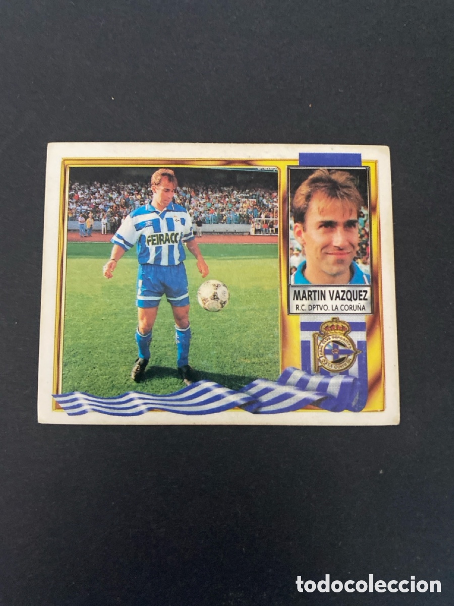 Cromos de f&uacute;tbol: Cromo RC Dptvo La Coru&ntilde;a nunca pegado
