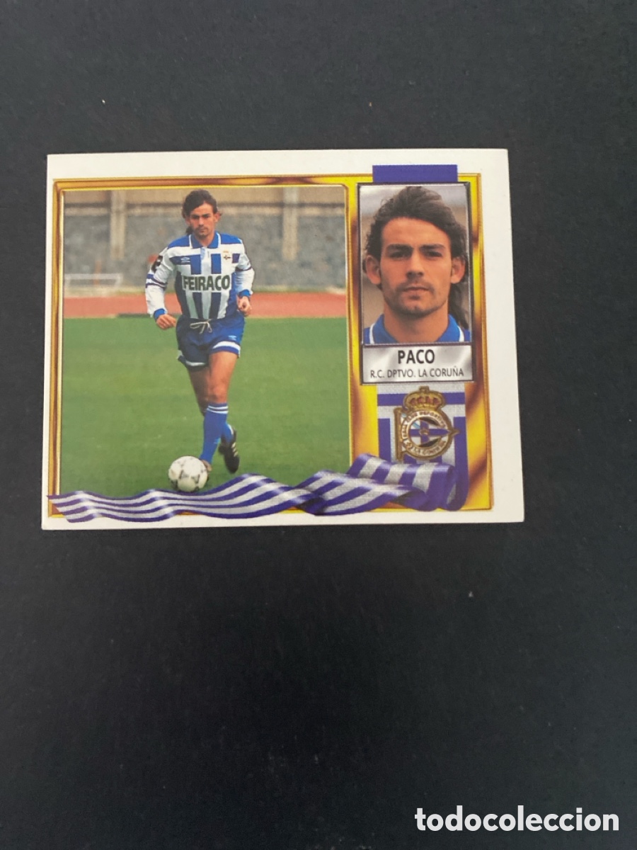 Cromos de f&uacute;tbol: Cromo liga 95/96 RC Dptvo La Coru&ntilde;a nunca pegado