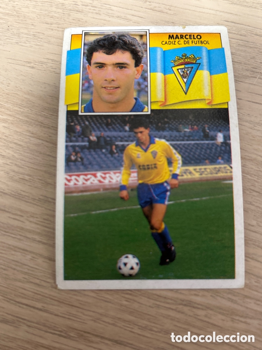 Cromos de f&uacute;tbol: MARCELO CADIZ LIGA ESTE 1990 1991 90 91 NUNCA PEGADO SIN PEGAR