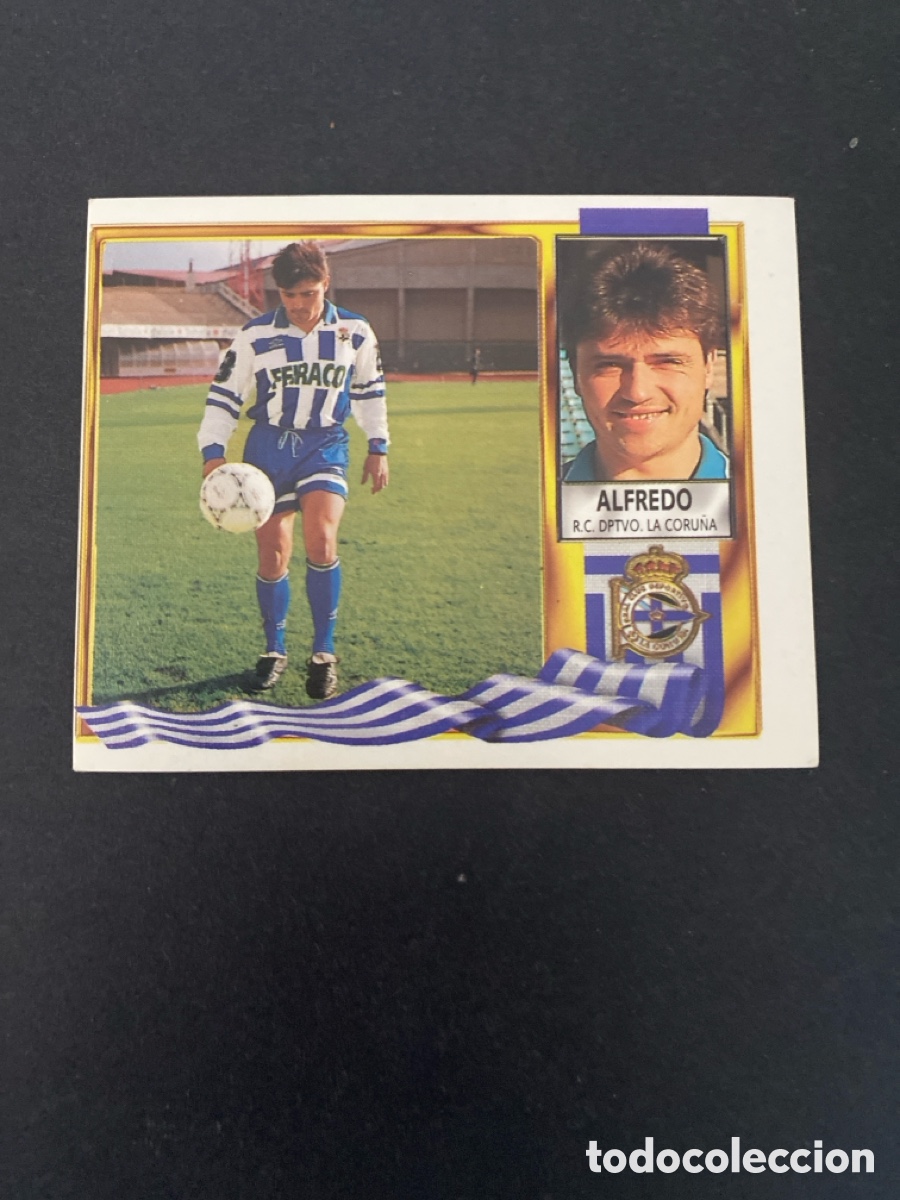 Cromos de f&uacute;tbol: Cromo liga 95/96 RC Dptvo La Coru&ntilde;a nunca pegado