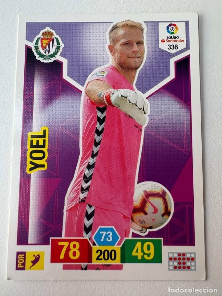 Cromos de f&uacute;tbol: Carta Yoel Valladolid 336 Adrenalyn 2018-19