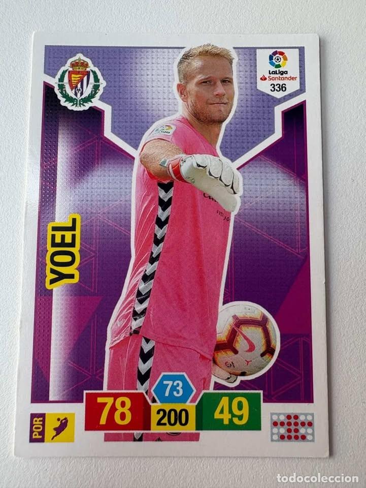 Cromos de f&uacute;tbol: Carta Yoel Valladolid 336 Adrenalyn 2018-19