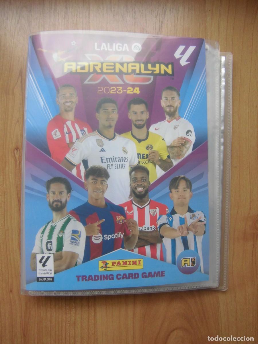 Cromos de f&uacute;tbol: &Aacute;LBUM ARCHIVADOR ADRENALYN 2023-24 + 204 CARTAS LEER DESCRIPCI&Oacute;N