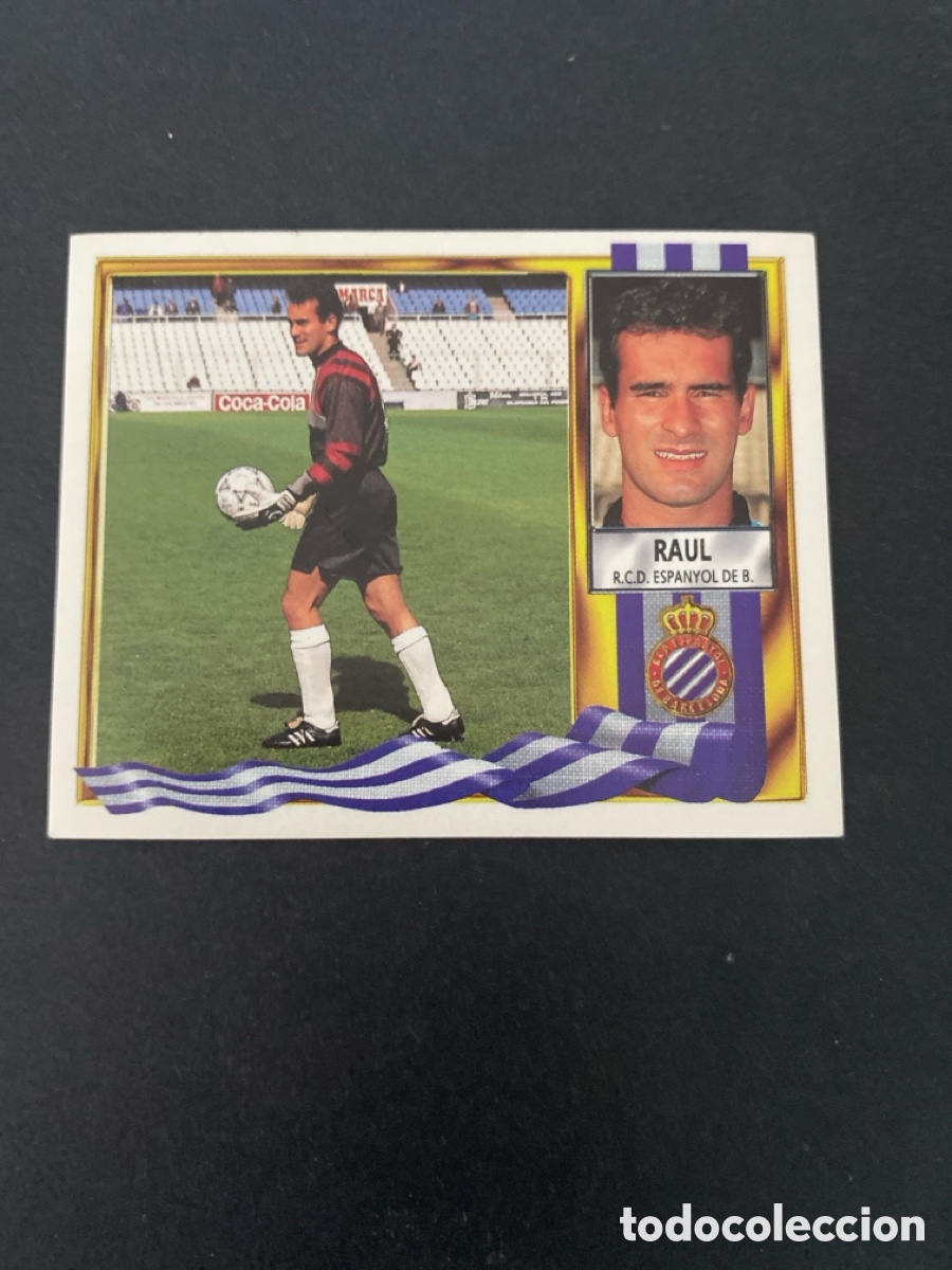 Cromos de f&uacute;tbol: Cromo liga 95/96 RCD Espanyol nunca pegado