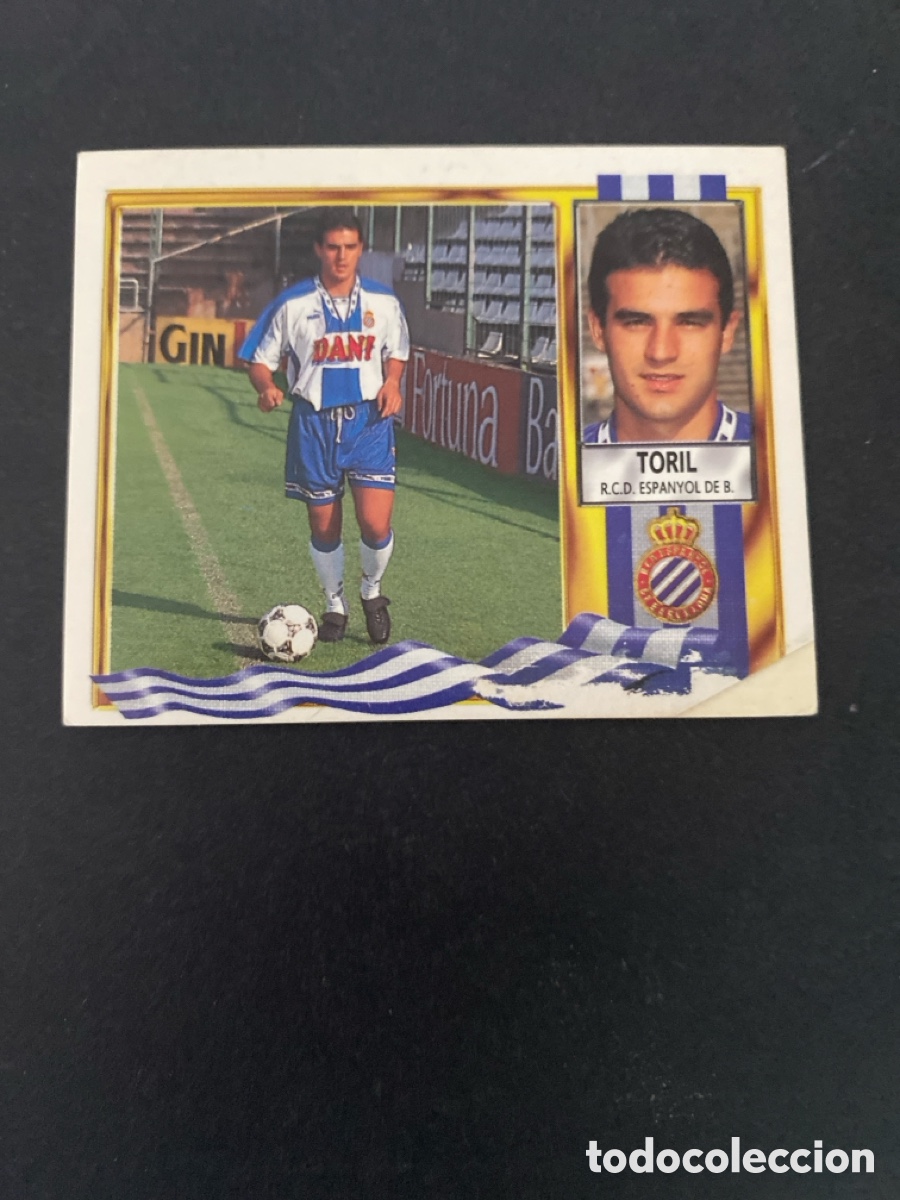 Cromos de f&uacute;tbol: Cromo liga 95/96 RCD Espanyol nunca pegado