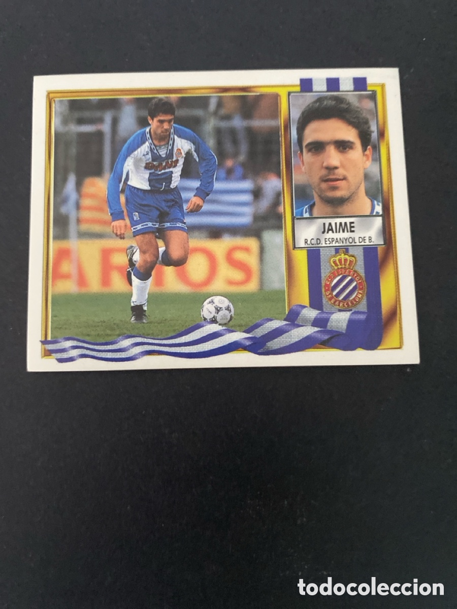 Cromos de f&uacute;tbol: Cromo liga 95/96 RCD Espanyol nunca pegado