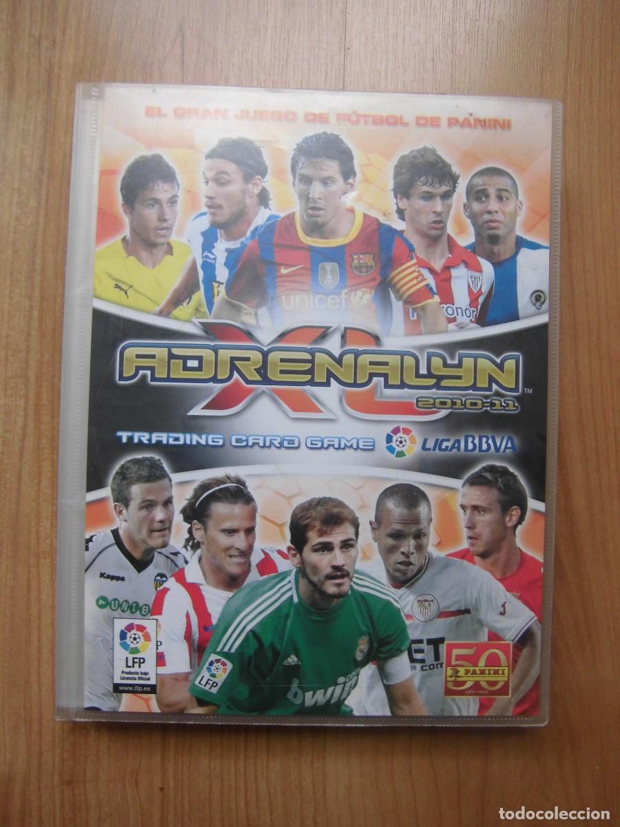 Cromos de f&uacute;tbol: &Aacute;LBUM ARCHIVADOR ADRENALYN 2010-11 + 371 CARTAS LEER DESCRIPCI&Oacute;N