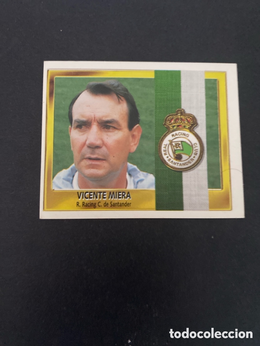 Cromos de f&uacute;tbol: Cromo liga 95/96 R Racing de Santander nunca pegado