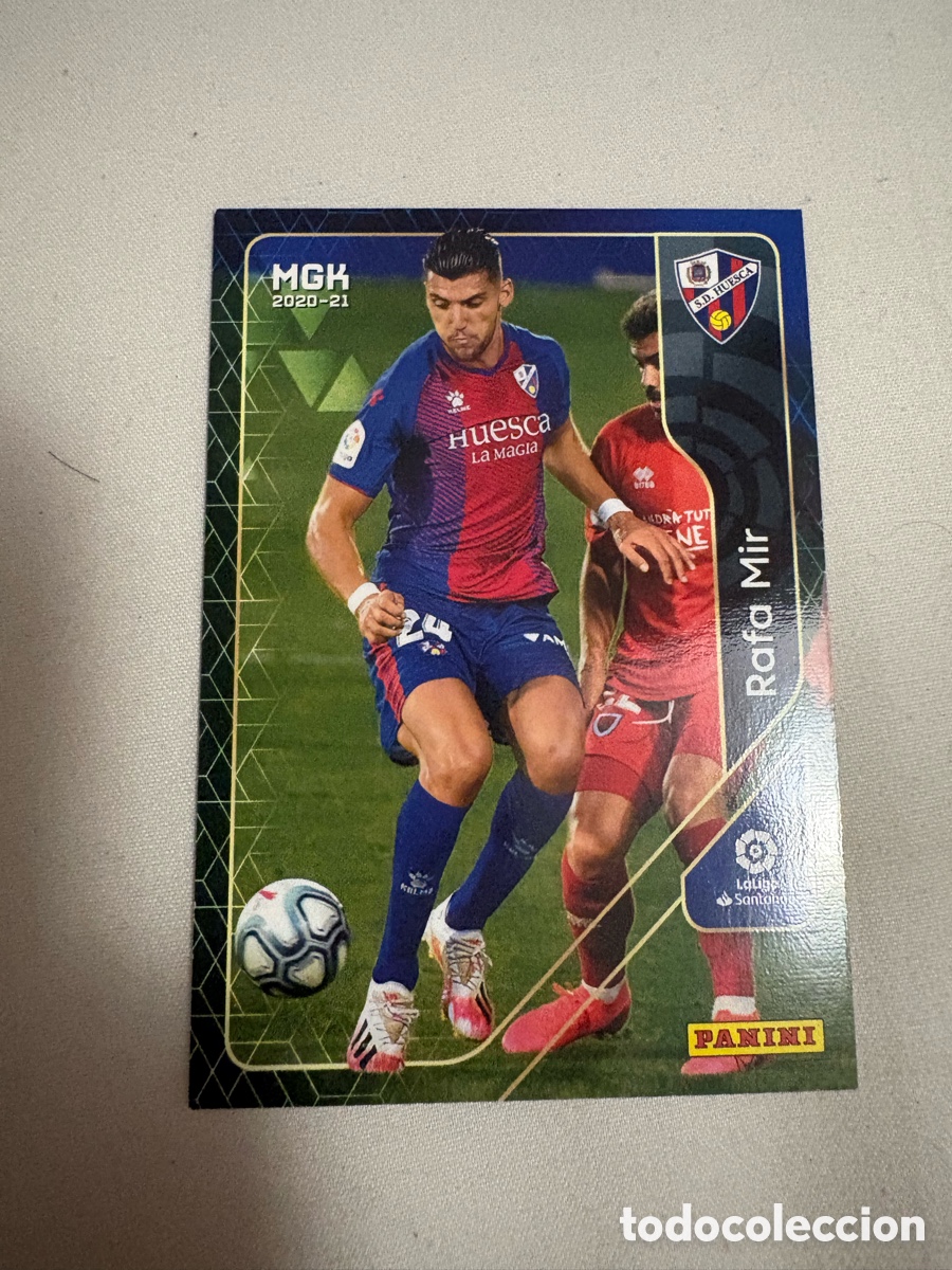 Cromos de f&uacute;tbol: RAFA MIR 198 HUESCA PANINI MEGACRACKS 20 21 CROMO FUTBOL 2020 2021 - A150 PG289 B