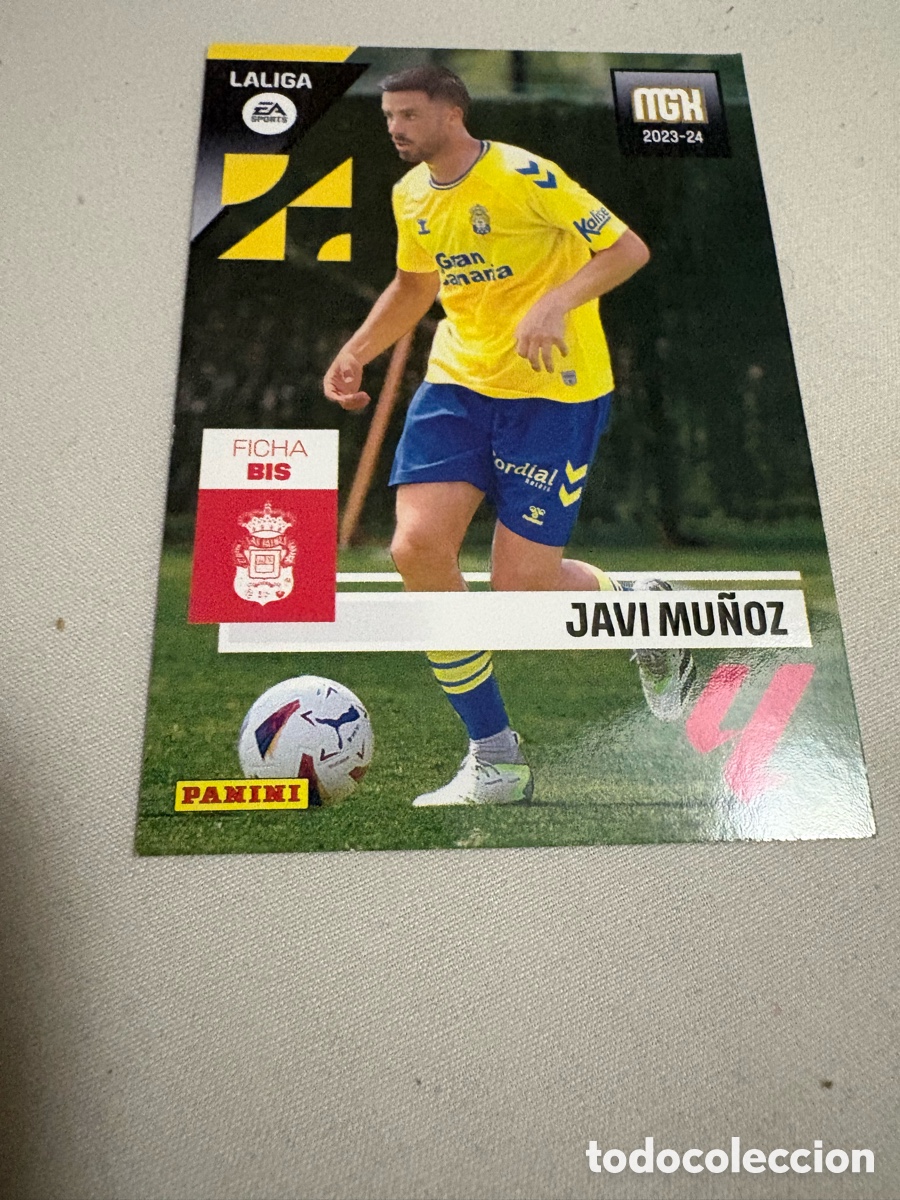 Cromos de f&uacute;tbol: 230 BIS JAVI MU&Ntilde;OZ LAS PALMAS PANINI MEGACRACKS 2023 2024 CROMO FUTBOL 23 24 - A189 PG154