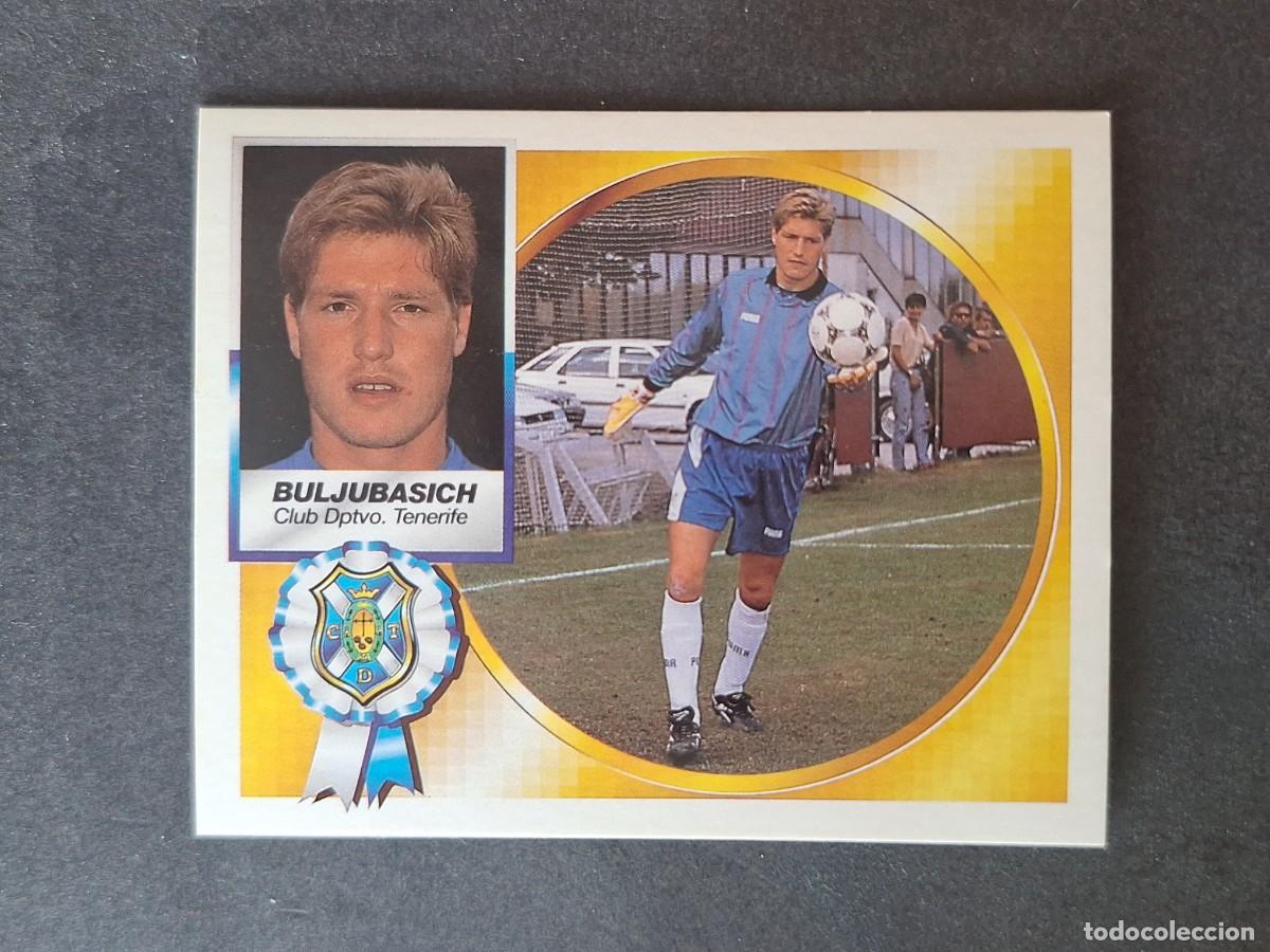 Cromos de f&uacute;tbol: L4 BULJUBASICH C. D. TENERIFE COLOCA LIGA ESTE 1994 1995 94 95 SIN PEGAR NUNCA PEGADO