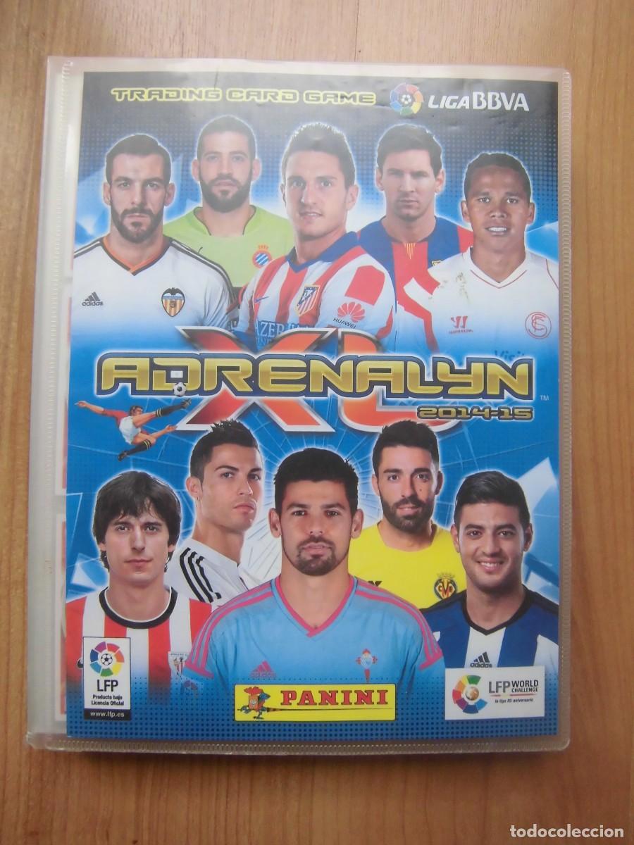 Cromos de f&uacute;tbol: &Aacute;LBUM ARCHIVADOR ADRENALYN 2014-15 + 522 CARTAS LEER DESCRIPCI&Oacute;N