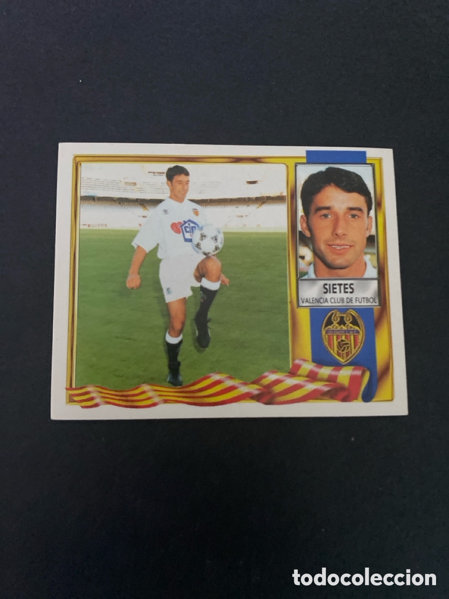 Figurine di Calcio: Cromo liga 95/96 Valencia CF nunca pegado