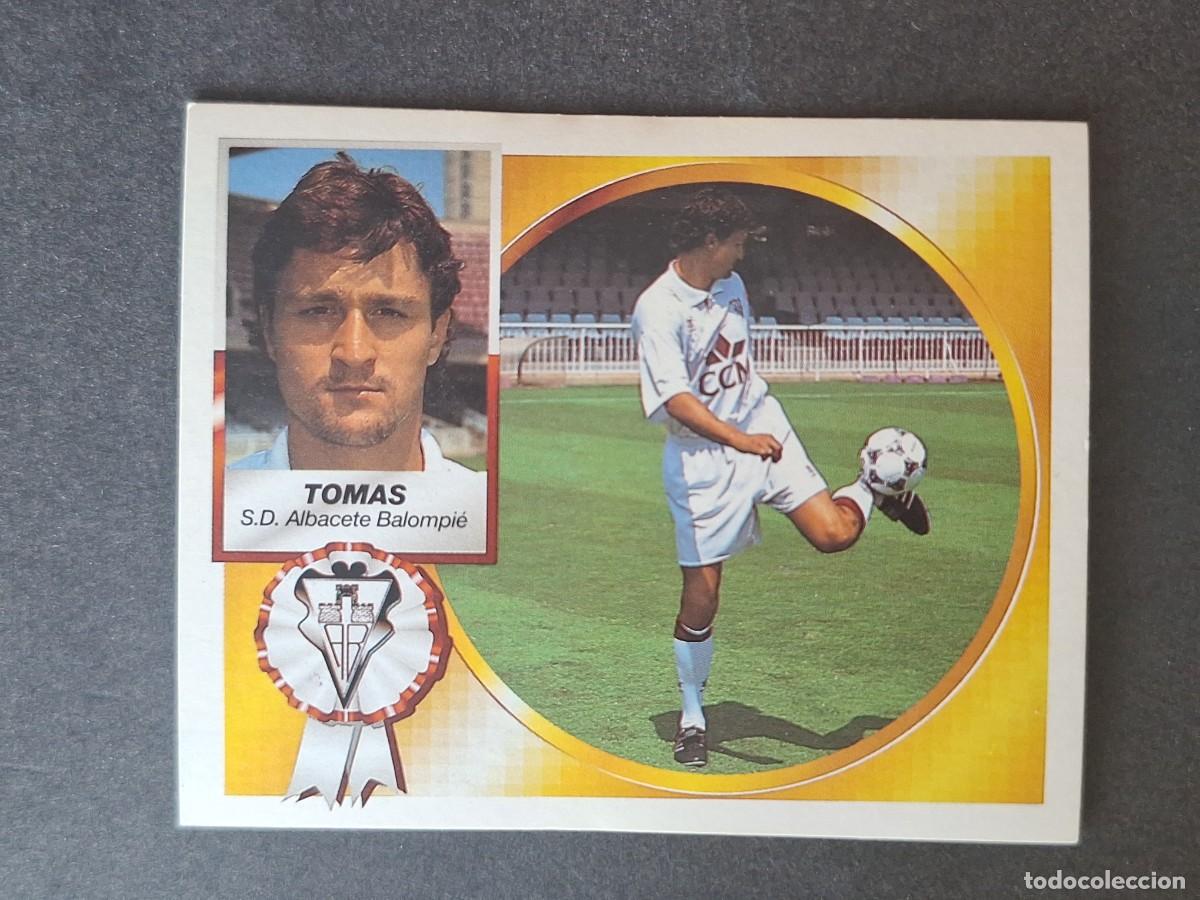 Cromos de f&uacute;tbol: L4 TOMAS ALBACETE BALOMPIE FICHAJE 2 LIGA ESTE 1994 1995 94 95 SIN PEGAR NUNCA PEGADO