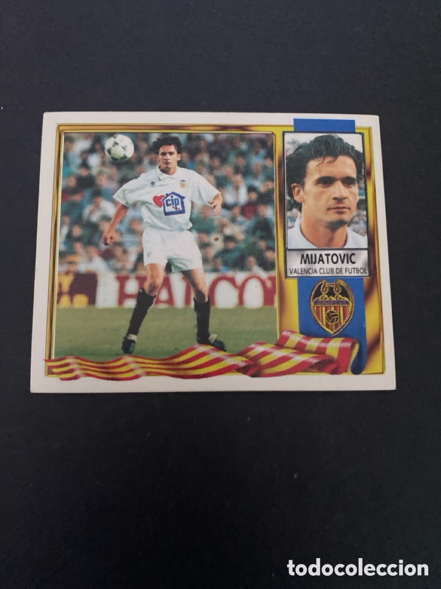 Cromos de f&uacute;tbol: Cromo liga 95/96 Valencia CF nunca pegado