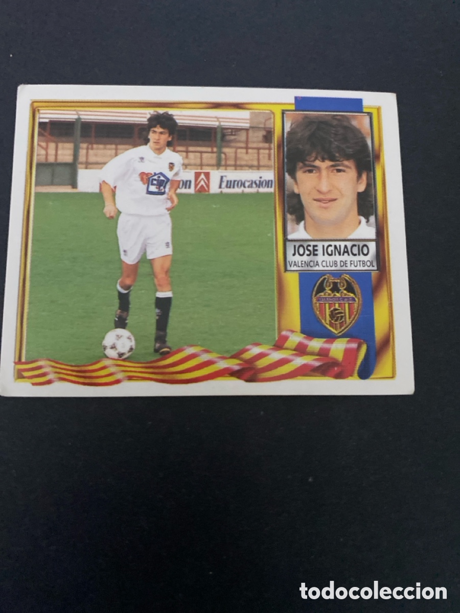 Cromos de f&uacute;tbol: Cromo liga 95/96 Valencia CF nunca pegado