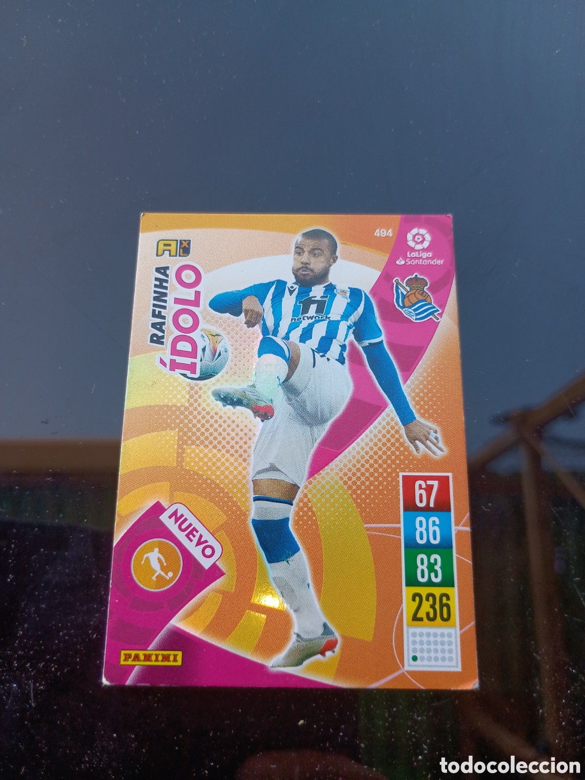Cromos de f&uacute;tbol: Cromo futbol Adrenalyn Panini