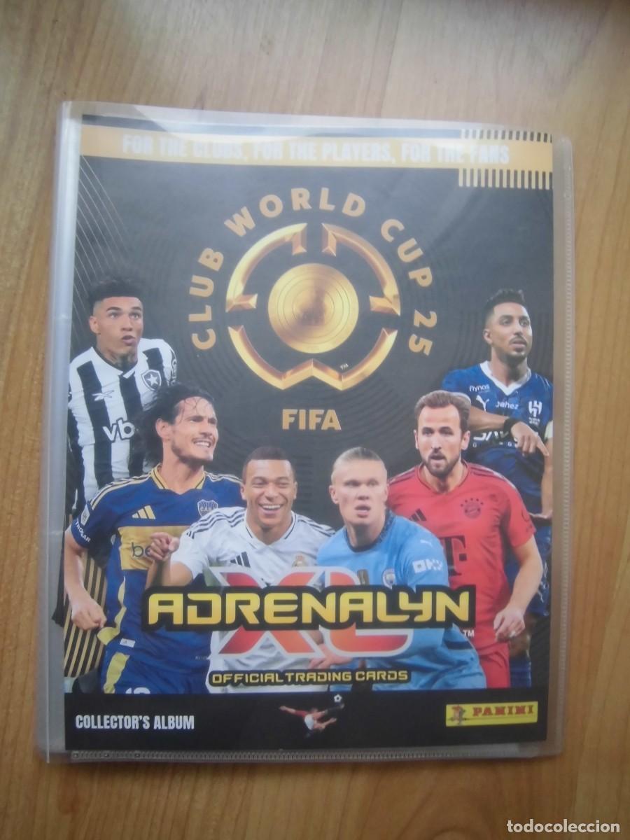 Cromos de f&uacute;tbol: &Aacute;LBUM ARCHIVADOR ADRENALYN FIFA CLUB WORLD CUP 25 + 57 CARTAS